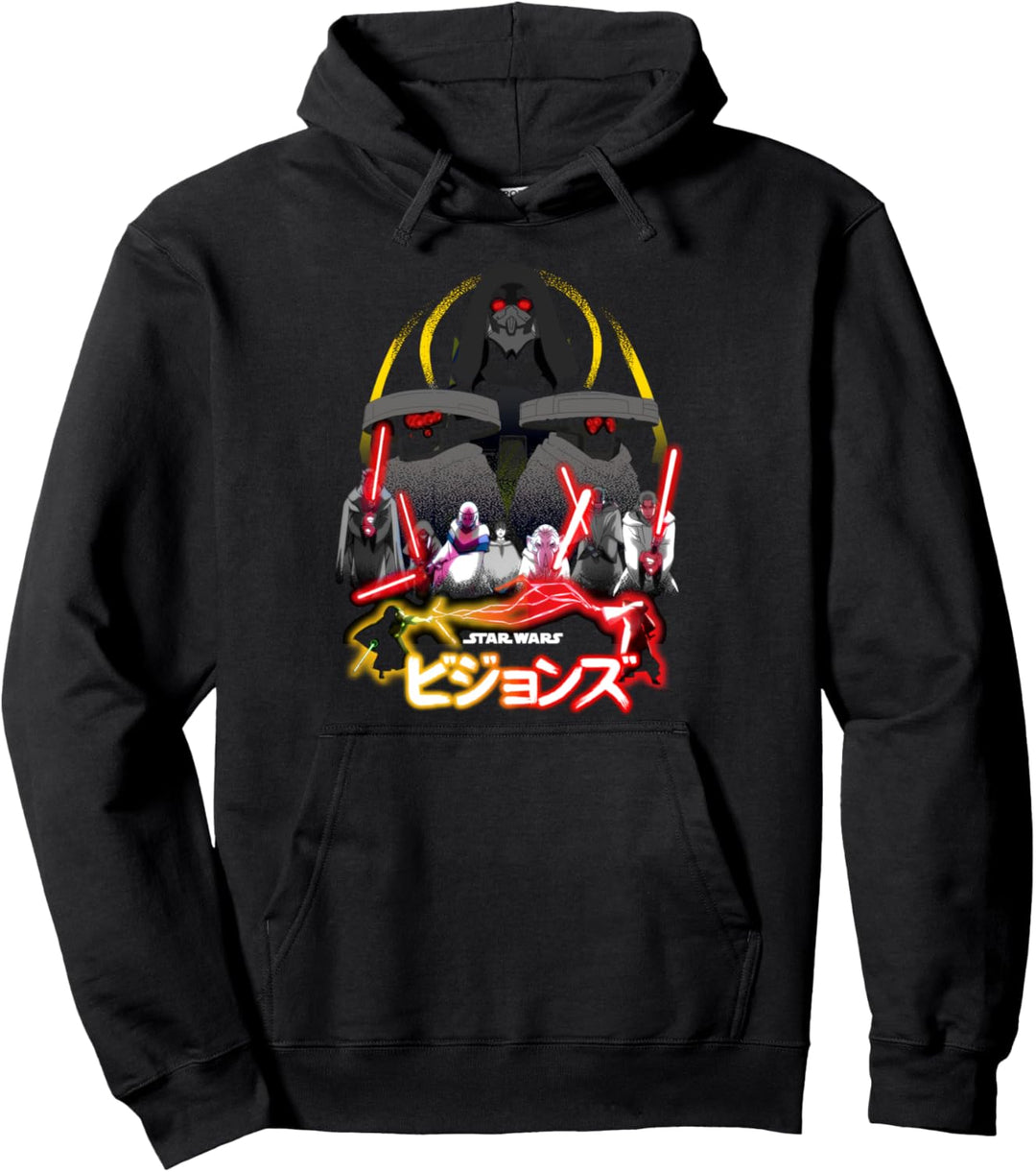 Star Wars Visions Villain Group Poster Pullover Hoodie