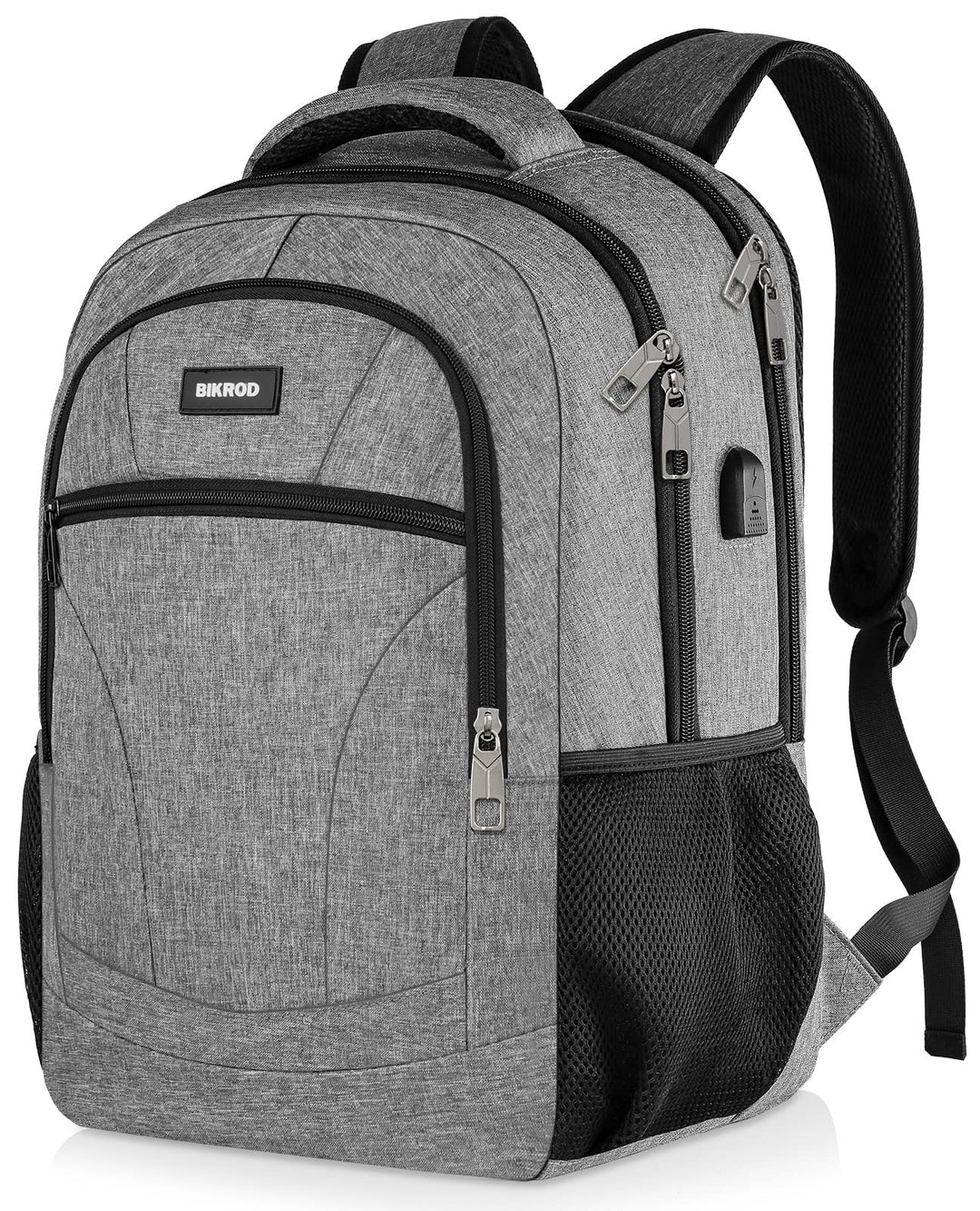 BIKROD Rucksack Herren und Damen, Schulrucksack Jungen Mädchen Teenager, 15.6 Zoll Laptop Arbeit Day
