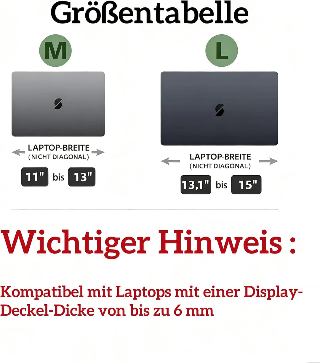 TYTX Laptop-Sonnenschutz für 13-14 Zoll, leichte blendfreie Bildschirmabdeckung für die Arbeit im Fr