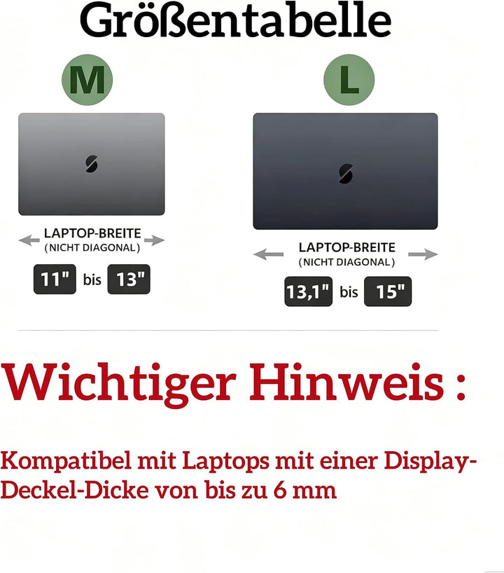 TYTX Laptop-Sonnenschutz für 13-14 Zoll, leichte blendfreie Bildschirmabdeckung für die Arbeit im Fr