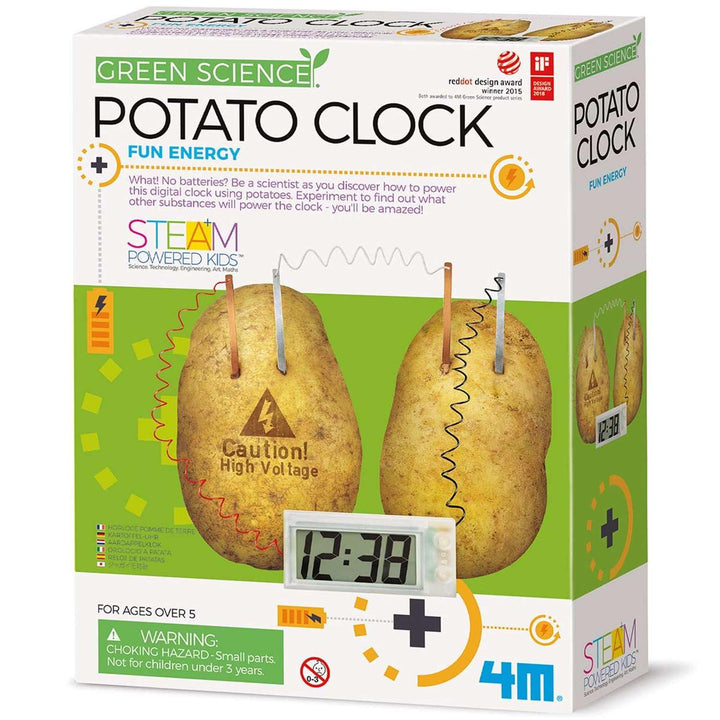4M Green Science Potato Clock, Potato Clock