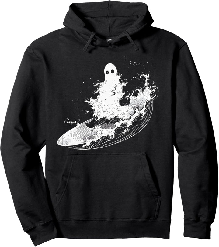 Halloween Geist Surfer Kostüm Lustige Halloween Geister Pullover Hoodie