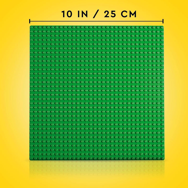 Lego Classic Bausteine Box Mittelgross + Grüne Lego Platte: Aufbewahrungsboxen & Lego Platten Bundle
