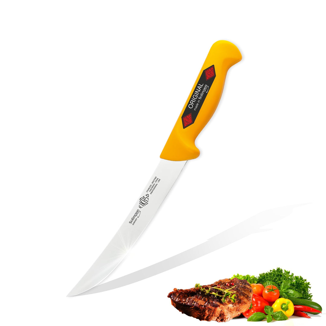 EIKASO 1602120-312 Zerlegemesser, 21cm Mittel Scharf Klinge, 33cm Länge 21 cm, 21 cm