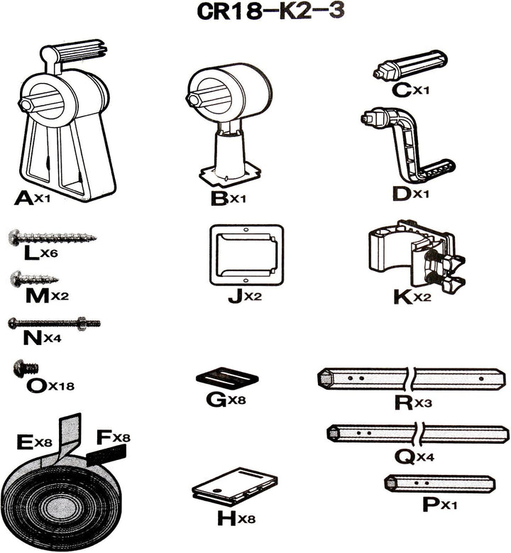 D4P Display4top Aufrollsystem, für Pool-Planen, Solarplanen und Abdeckungen, 1.05-6.15 m