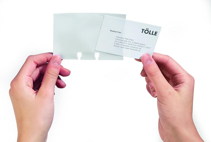 Durable Rollkartei Visifix Flip Vegas, für 400 Visitenkarten, Register A-Z, schwarz, 241701 Visitenk