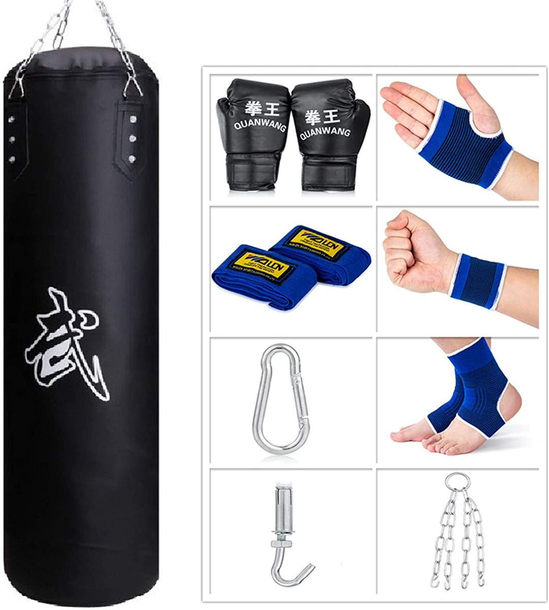 Boxsack Hängend Sandsack Boxen, Boxsack Kinder Boxsack Set Erwachsene Jugendliche Box Sack Punching