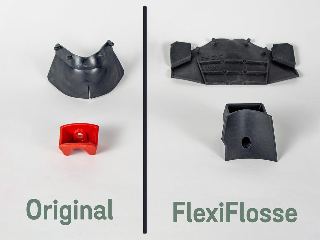 verbesserte Absaugung passend für Metabo Kappsägen - Flexiflosse - Zubehör -216-254-305 (Flexiflosse