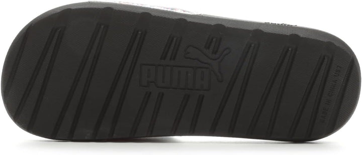 PUMA Damen Cool Cat 2.0 Aop WnsSchiebe-Sandalen 36 EU Island Daze Schwarz Ozean Div, 36 EU Island Da