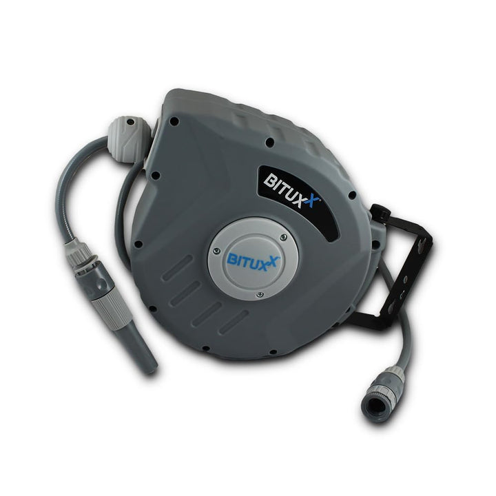 Bituxx Wand Wasser Schlauchtrommel Schlauchaufroller Wasserschlauchaufroller Schlauchbox Automatik (