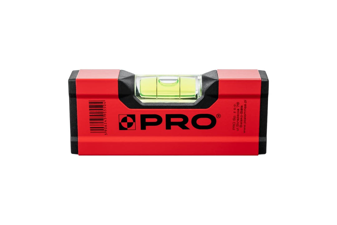PRO600 Mini Wasserwaage 12cm mit Ergonomischen Profil - ERS+ (Easy Reading System) Präzise Kleine Wa