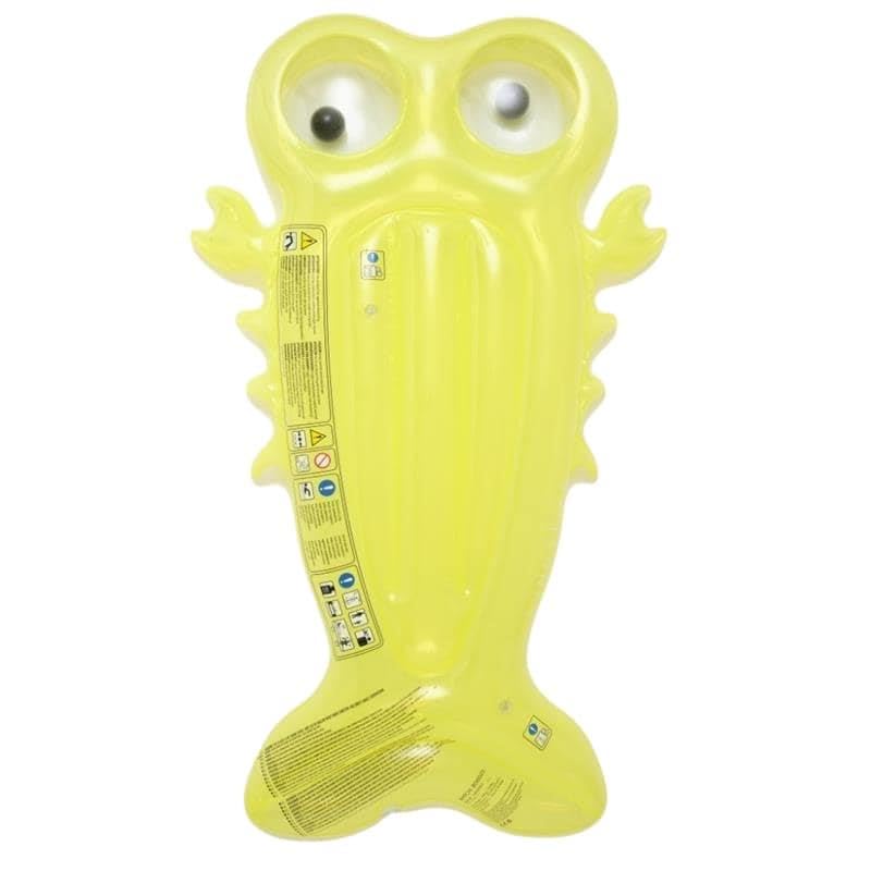 Sunnylife - Aufblasbare Schwimmmatratze Luxe Lie-On - Sonny the Sea Creature, Citrus