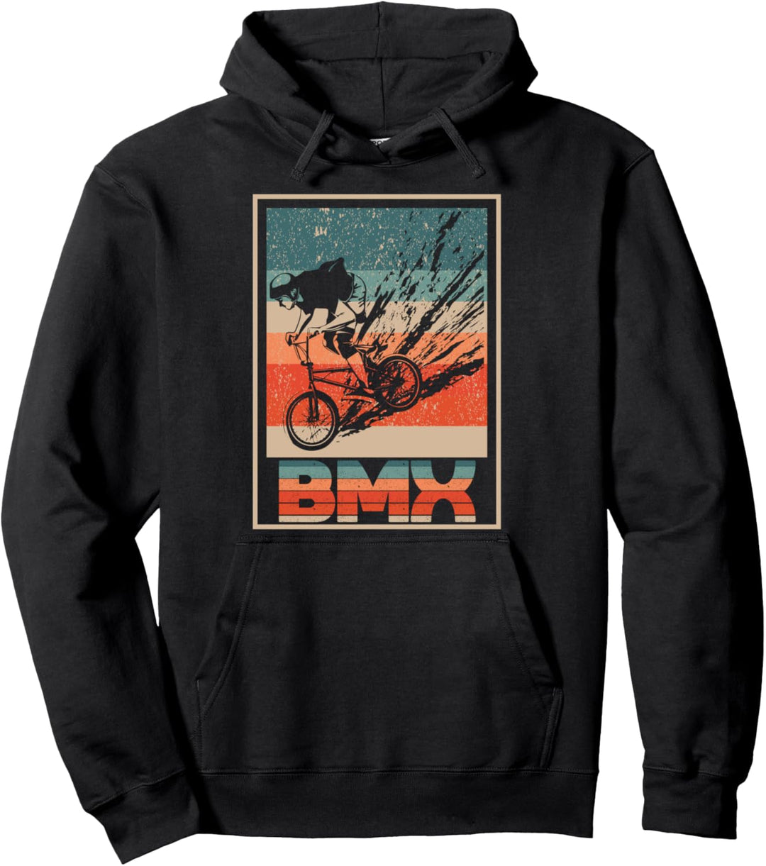 Vintage BMX Bike Jungen Fahrrad Pullover Hoodie