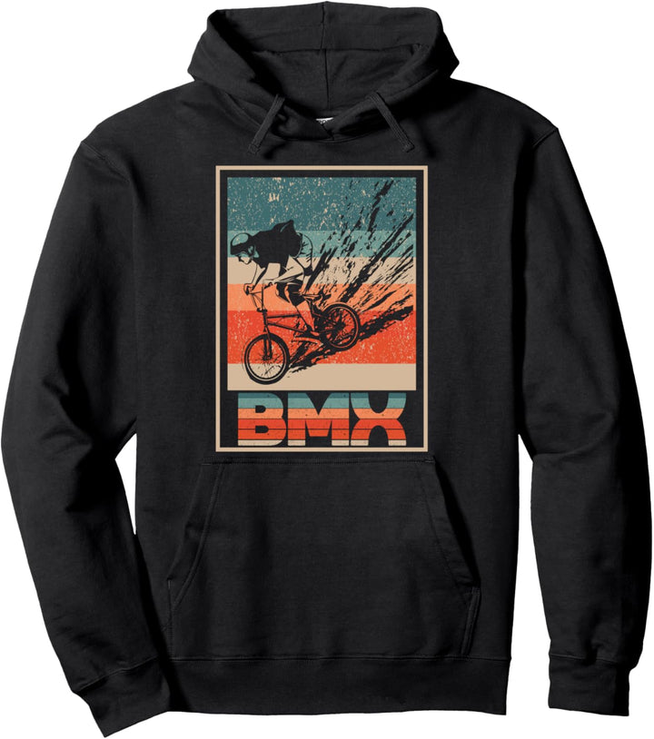 Vintage BMX Bike Jungen Fahrrad Pullover Hoodie