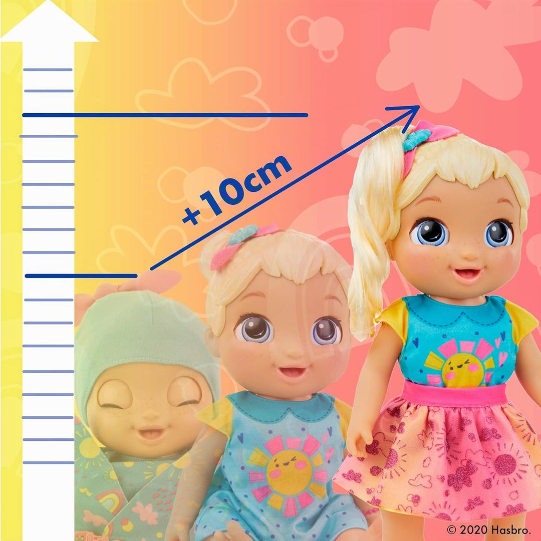 Baby Alive, Baby Grows Up (Happy), Happy Hope oder Merry Meadow, sprechende wachsende Babypuppe, mit