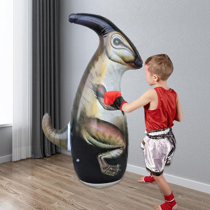Dinosaurier -Stanzbeutel - 95 cm/37,4in inblasbarer Dinosaurier Bopper, sicheres Material | 37 -Zoll