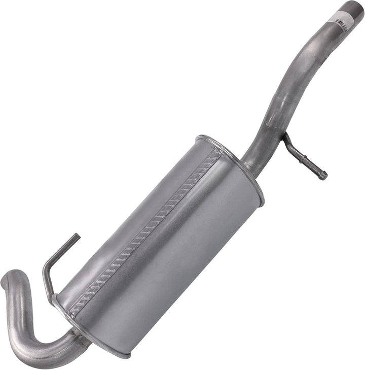 ATEC Germany Auspuff Schalldämpfer Set 1x Endschalldämpfer, 1x Mittelschalldämpfer, mit Montagemater