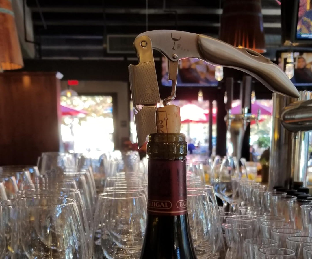Wino Wine Key! - Professioneller Sommelier-Korkenzieher Weinöffner Pink Rosé, Pink Rosé
