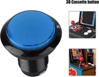 Gro?e Arcade-Tasten, DIY-Taste, gro?e Kuppel, konvexe Art, beleuchtete Druckkn?pfe f¨¹r Arcade-M¨¹nz