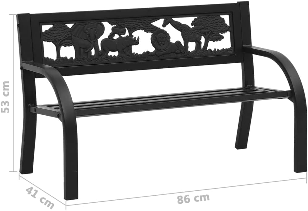 vidaXL Kinder Gartenbank Sitzbank Kinderbank Kindermöbel Bank Terrassenbank Balkonbank Outdoor Terra