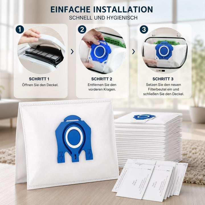 16x Staubsaugerbeutel für Miele Staubsauger kompatibel mit Miele GN Serie S8340 S2 S4 S5 S6 S8, Comp