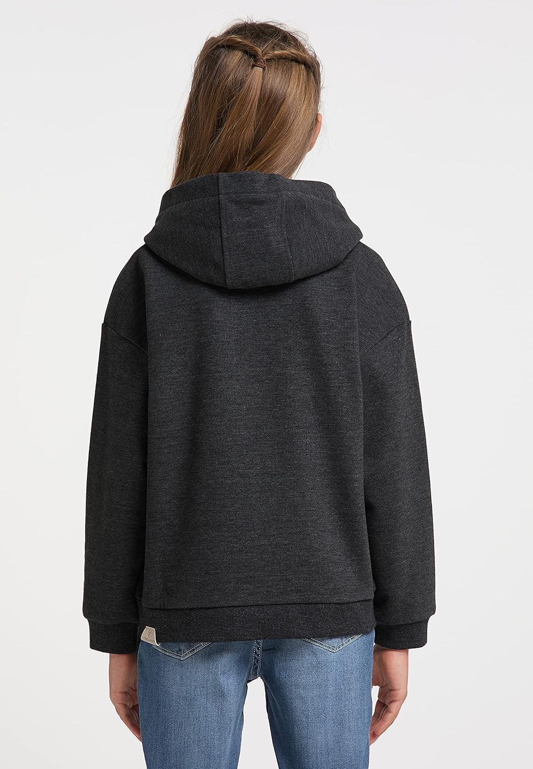 Ragwear Elinka Mädchen Sweatshirt mit Kapuze Sweater Pullover Kapuzenpullover 164 Dark Grey, 164 Dar