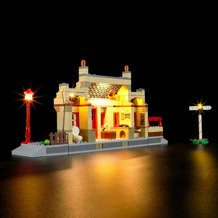 BRIKSMAX 76423 Led Licht für Lego Hogwarts Express & der Bahnhof von Hogsmeade - Compatible with Leg