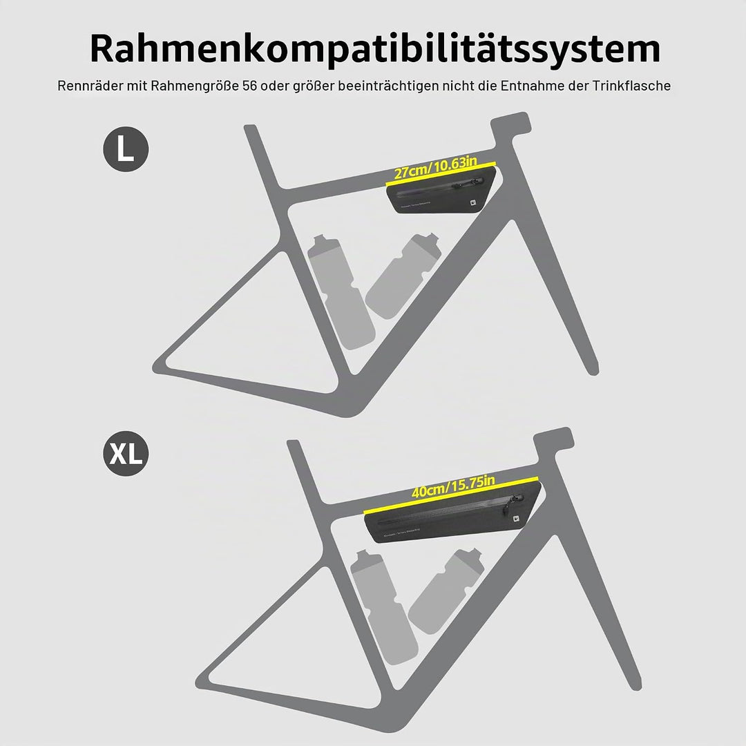 Rhinowalk Fahrrad Rahmentasche Wasserdicht Rohrtasche Oberrohrtaschen Fahrradtasche Fronttasche Lenk