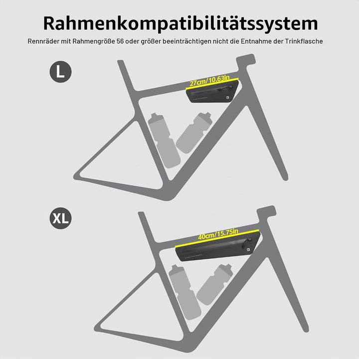 Rhinowalk Fahrrad Rahmentasche Wasserdicht Rohrtasche Oberrohrtaschen Fahrradtasche Fronttasche Lenk