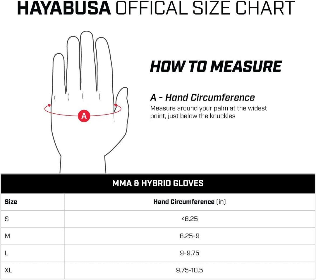 Hayabusa T3 7oz MMA Hybridhandschuhe. Ideal für Kampf