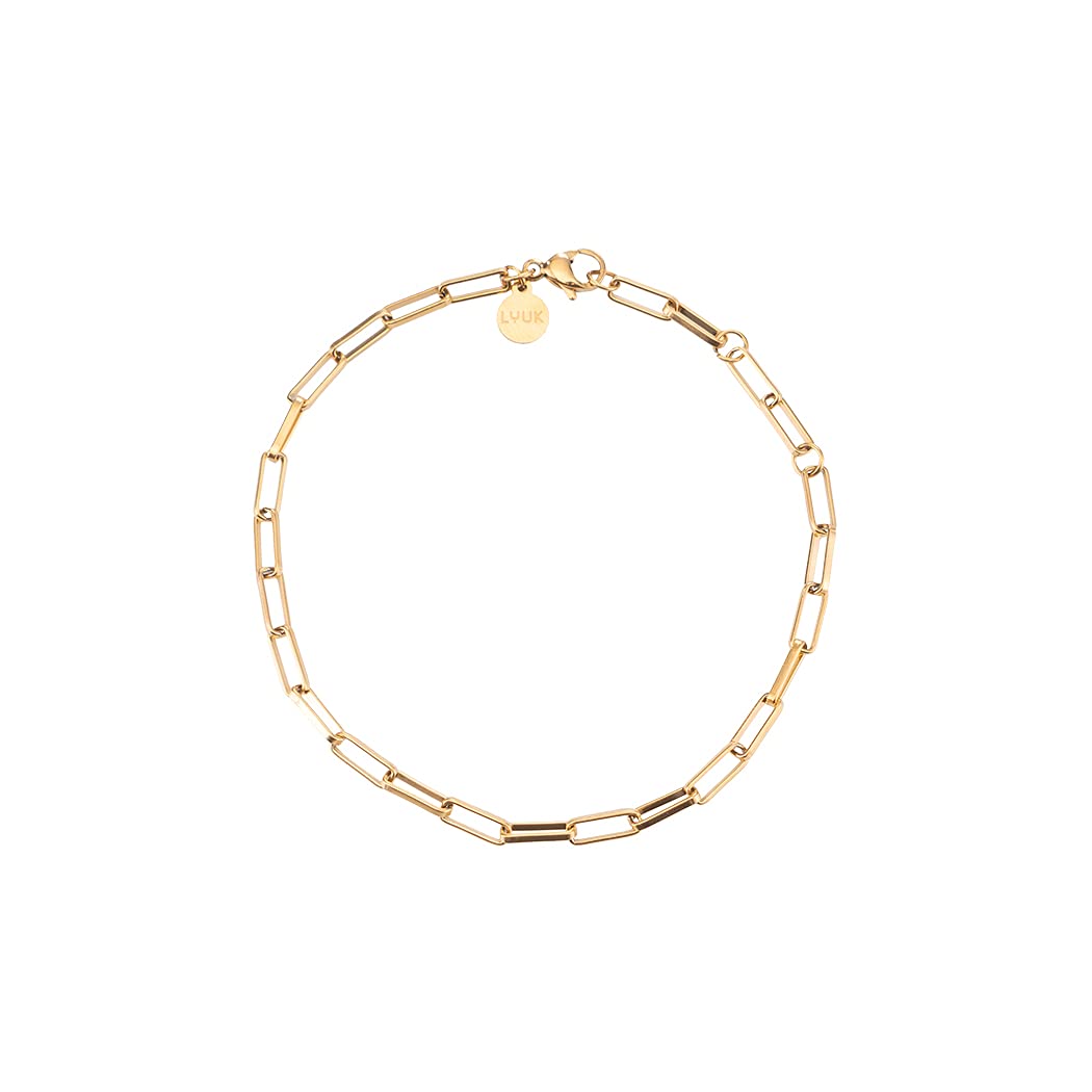 LUUK LIFESTYLE Halsketten, Armbänder und Schmucksets aus Edelstahl, modernes und schlichtes Design,