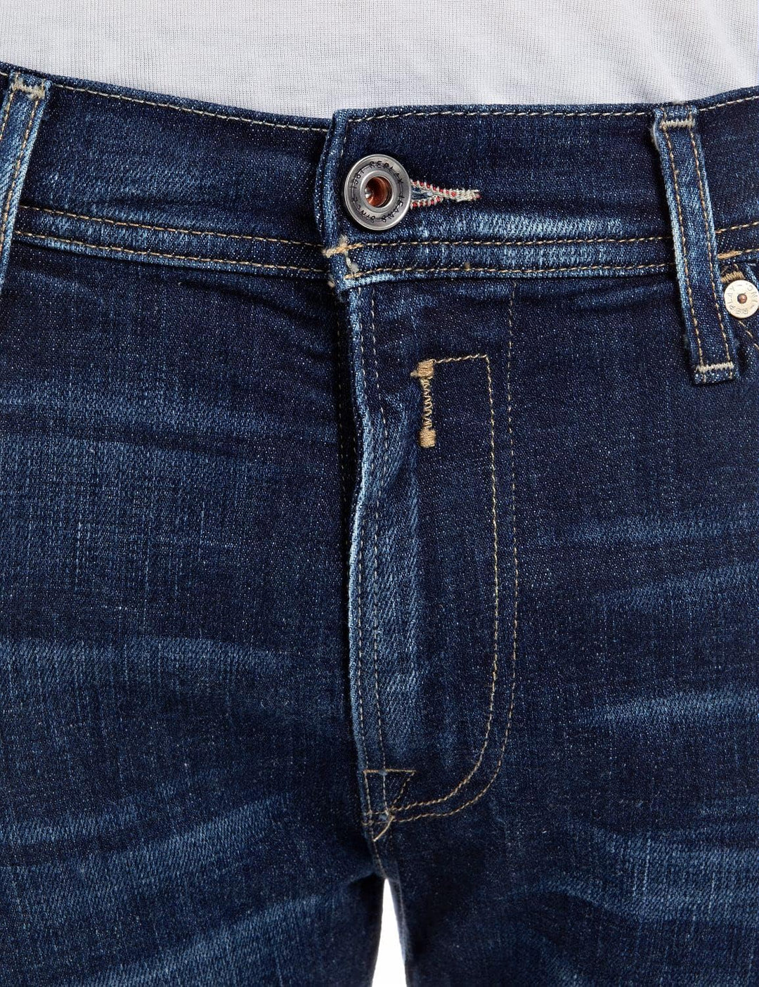 Replay Herren Jeans Jondrill Skinny-Fit Aged 40W / 34L Dark Blue 007-1, 40W / 34L Dark Blue 007-1