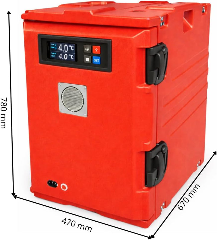 Générique Belüfteter Heizbehälter, 120 l, einstellbare Temperatur von 5 °C bis 75 °C, kompatibel mit