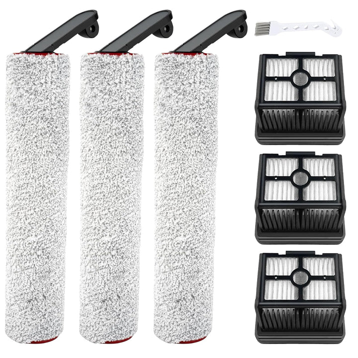 PeakLife Bürstenrolle + Filter Zubehör Nur für Dreame H12 Pro, H12 Dual, 3 Bürstenrolle, 3 Filter, 1