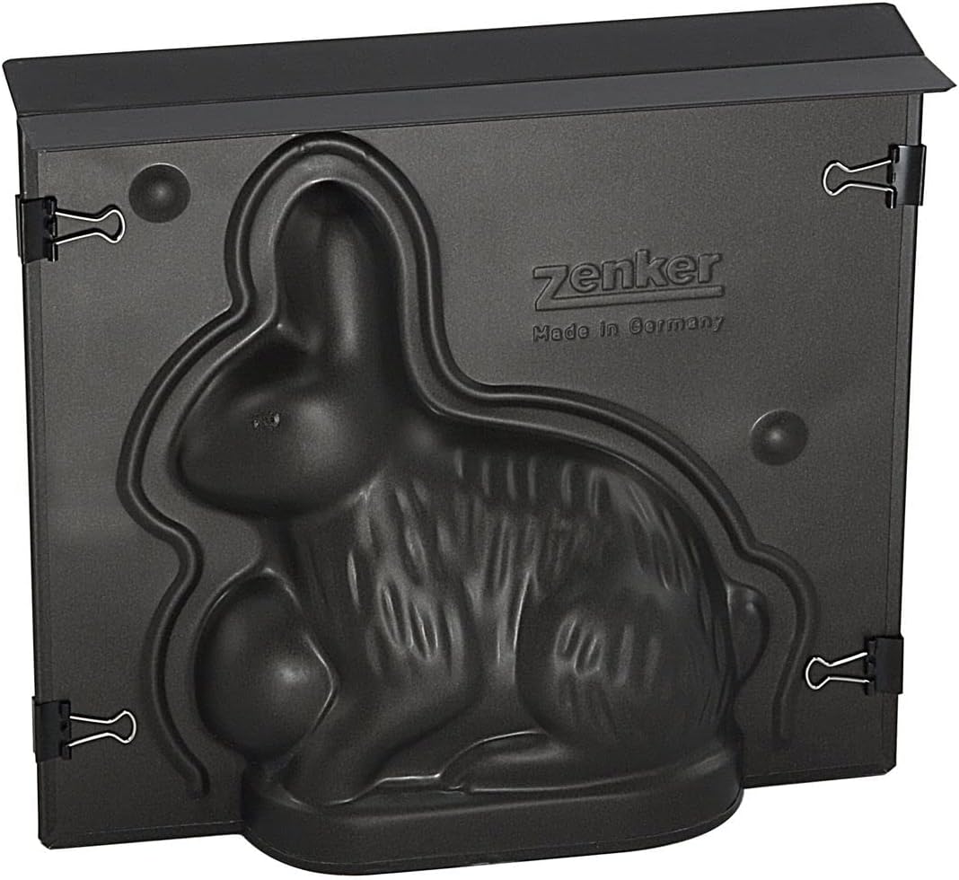 Zenker Hasenbackform Oster Season – 600 ml Füllvolumen – 3D Kuchenform mit Antihaftbeschichtung mit
