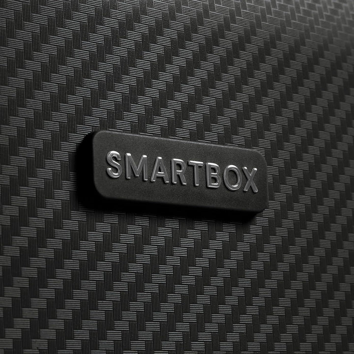 SMARTBOX Hartschalen Koffer-Set 3-teilig | mit Dehnfalte erweiterbar um 3 cm | aus hochwertigem, lei
