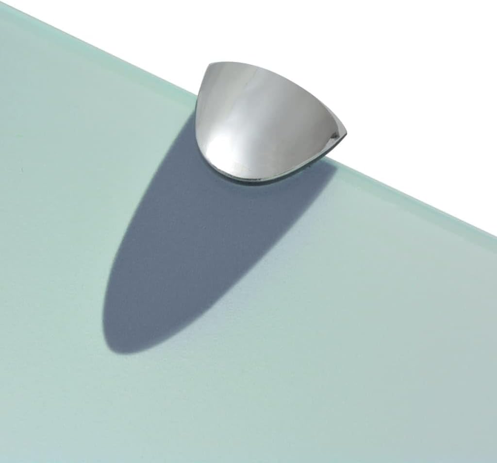vidaXL Wand Regal Glasregal Glasboden Glasablage Badregal Glas 60x10 cm 8 mm Transparent 60 x 10 cm,