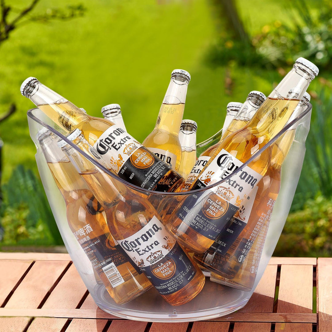 8L Eiseimer Champagner Eimer,Eis Eimer,Weinkühler Sektkühler,grosse Eiskübel, Küchenobst und Gemüse