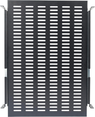 StarTech.com 2 HE Schiebefachboden für Server Rack Montage - Einstellbare Einbautiefe von 51 bis 74