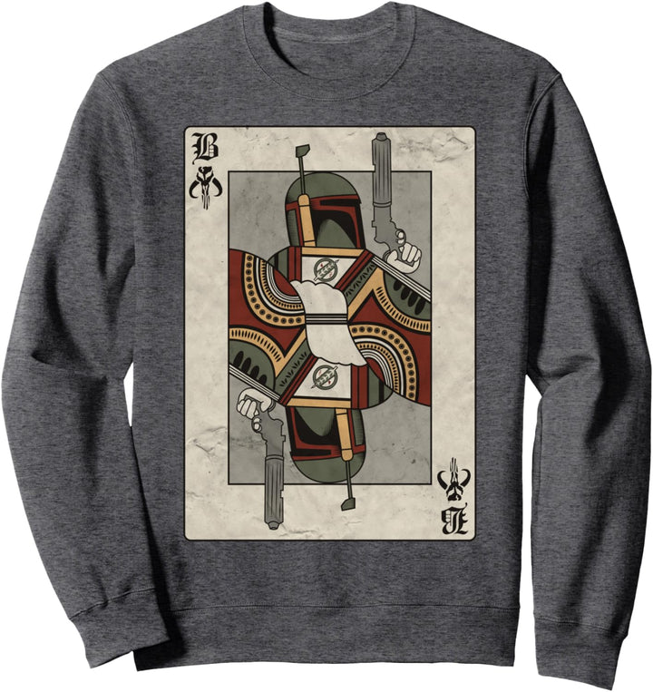 Star Wars Boba Fett Mandalorian Card Sweatshirt