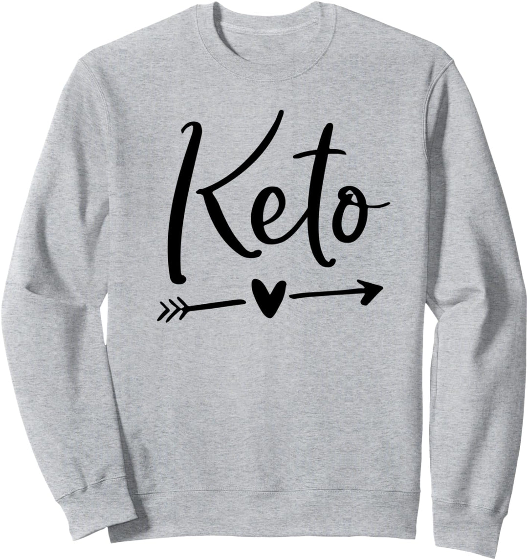 Cute Arrow And Heart Keto Sweatshirt