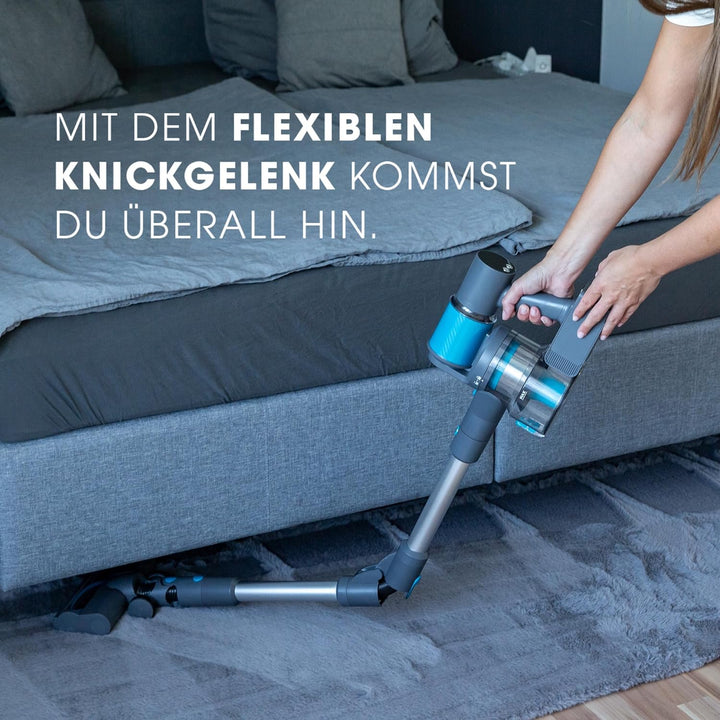 LIVINGTON Sense IQ - Akku Staubsauger kabellos - Handstaubsauger mit Schmutzerkennung & 4-Fach-Filte
