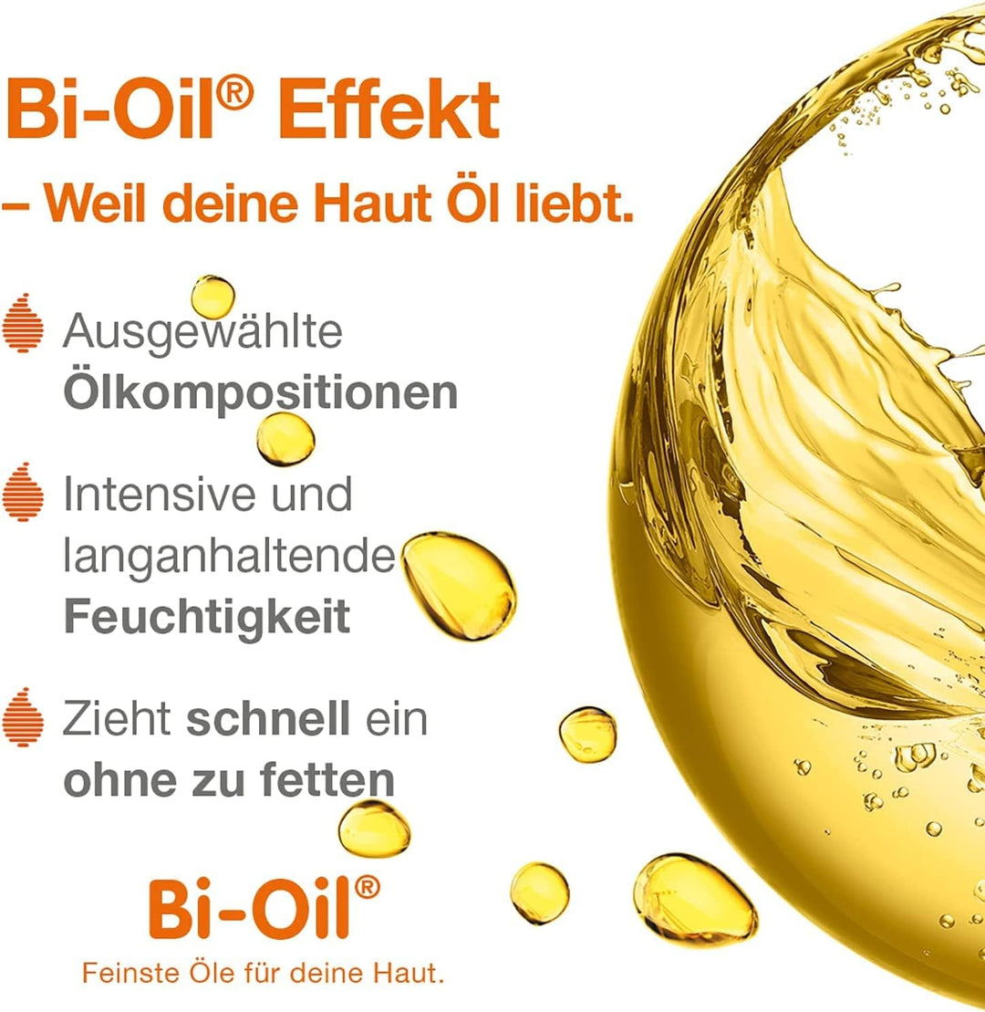 Bi-Oil Hautpflege Öl 100% natürlich | Schwangerschaftsöl mit 100 % natürlichen Inhaltsstoffen | Körp