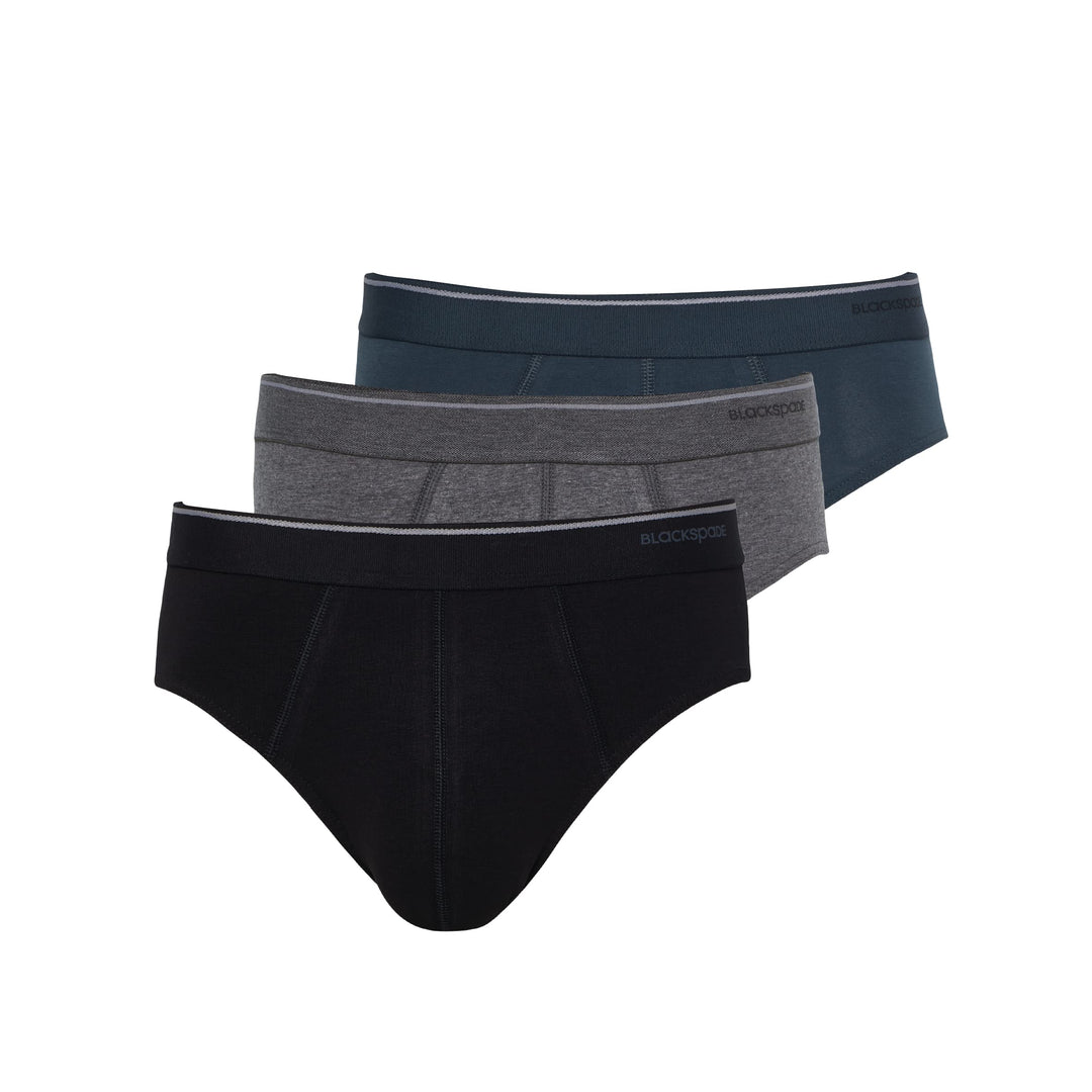 blackspade I 3er-Pack I Baumwolle I Slip Herren I 3 Farbvariationen I Komfortable Nähte und zarte Ba