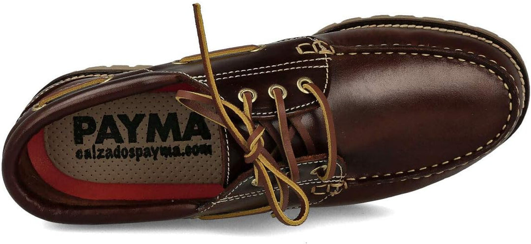 PAYMA - Herren Damen Kinder Bootsschuhe Segelschuhe Mokassins aus Seahorse Geölt Leder 3 Eye Classic