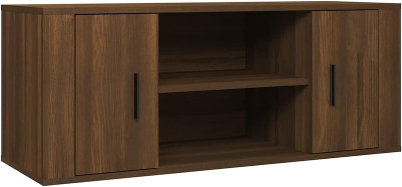 Tidyard TV Schrank mit 4 Fächer Lowboard TV Möbel Fernsehschrank Fernsehtisch TV Board Fernsehmöbel