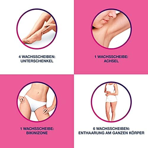 Veet Spawax elektrisches Warmwachs Set - 1x Warmwachs-Gerät, 6x