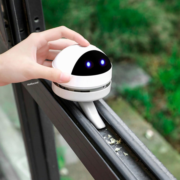 Tischstaubsauger,Tragbar Kabellos Mini Staubsauger USB Wiederaufladbar 360° Drehbar Mini Handstaubsa