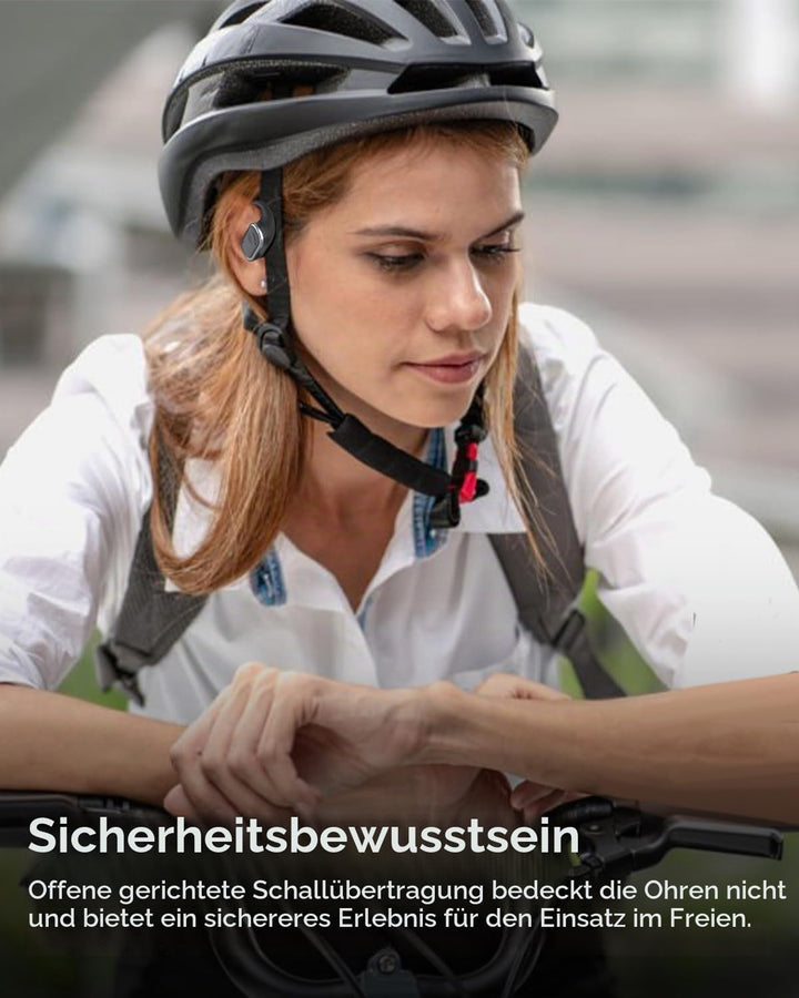 SANOTO Open Ear Kopfhörer Bluetooth 5.3, Touch Controlled Air Conduction Ohrhörer Kopfhörer Kabellos