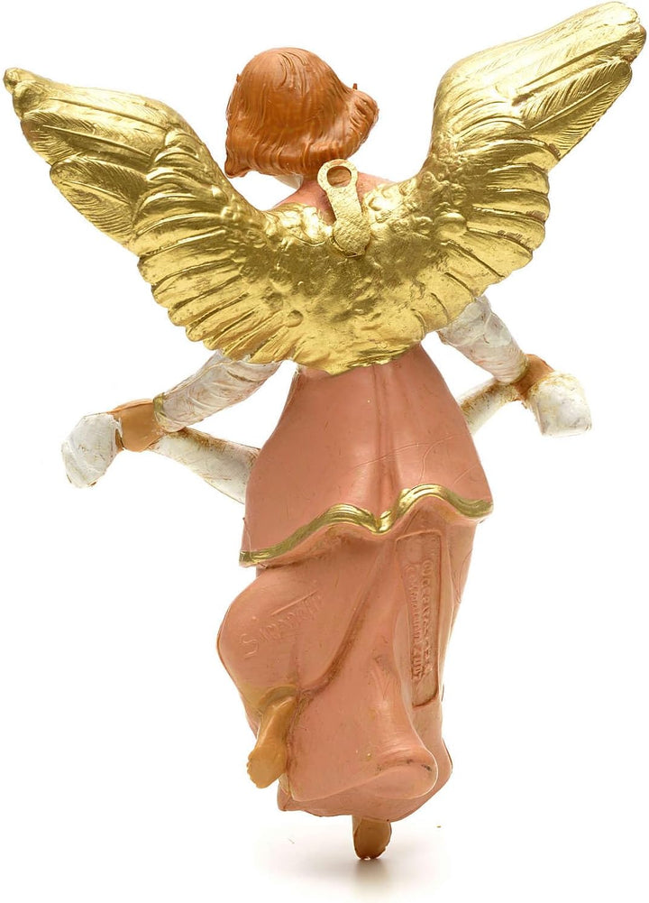Holyart Krippen von Fontanini: Krippenfigur Gloria Engel 12 cm rosa Fontanini